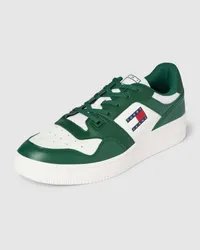 Tommy Hilfiger Sneaker mit Label-Detail Modell 'RETRO BASKET Dunkelgruen