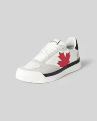 Dsquared2 Sneaker aus echtem Leder Weiss