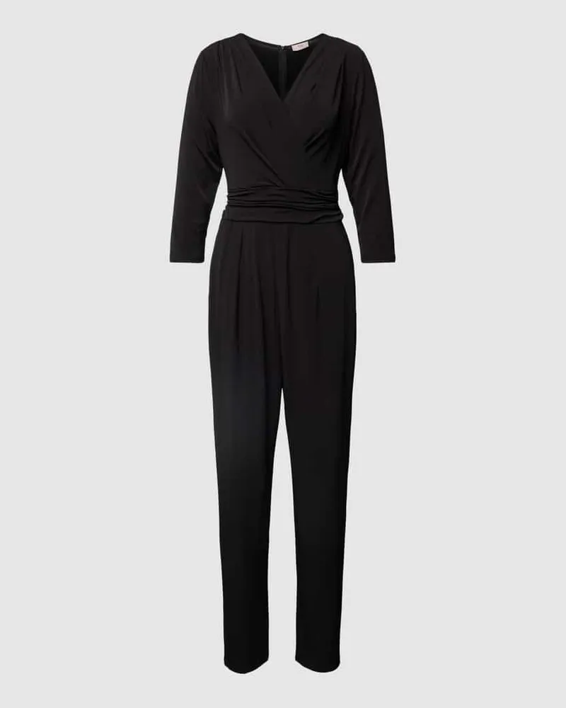 Vera Mont Jumpsuit in Wickel-Optik Black