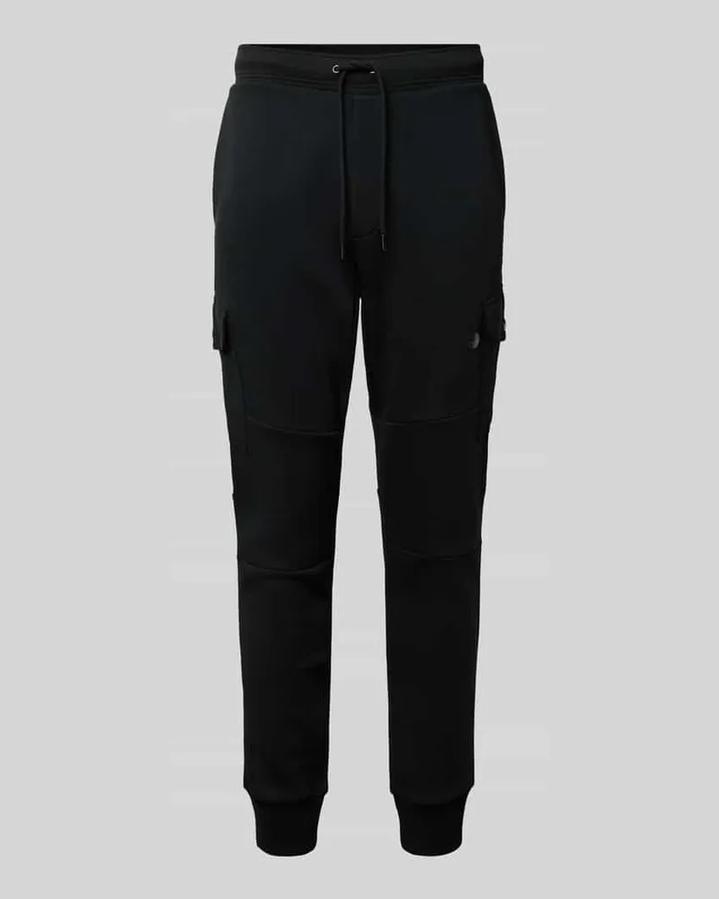 Ralph Lauren Sweatpants mit elastischem Bund Black