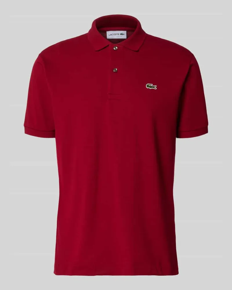 Lacoste Regular Fit Poloshirt aus reiner Baumwolle Modell 'CORE Bordeaux