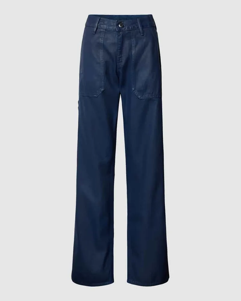 G-STAR RAW Loose Fit Jeans mit Ziernähten Modell 'JUDEE Blau