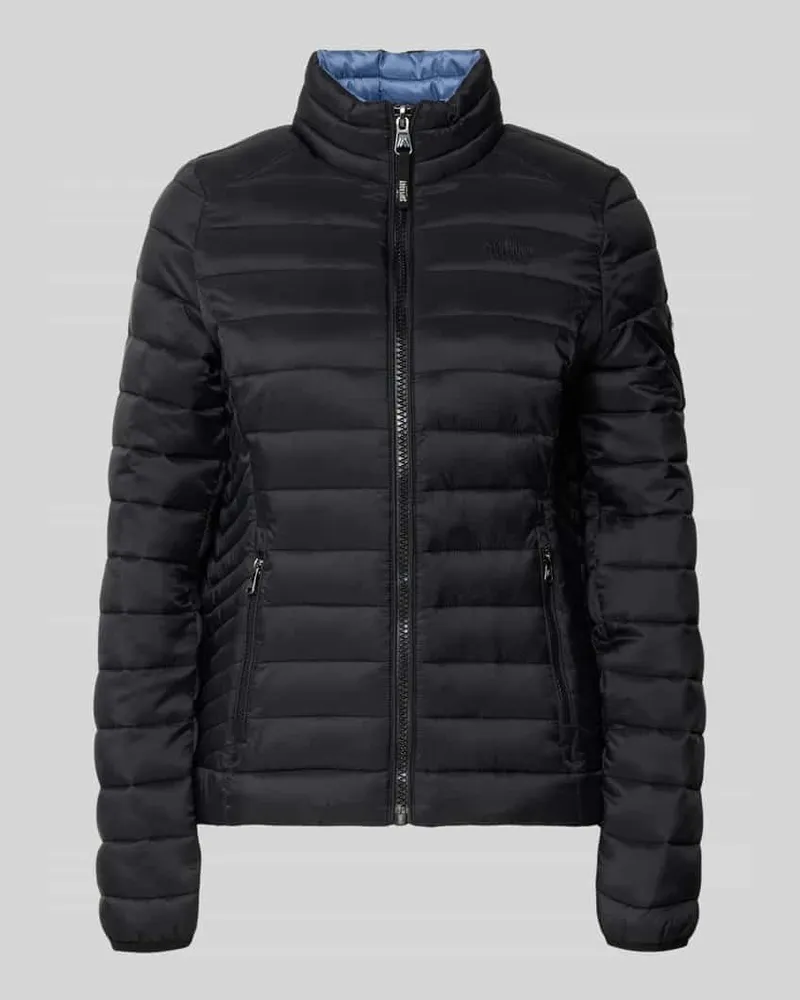 Superdry. Steppjacke mit Logo-Stitching Modell 'FUJI Black