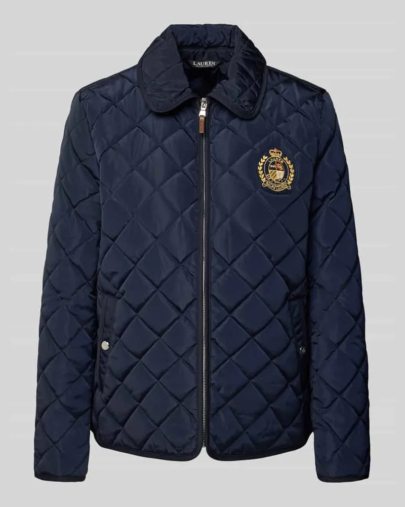 Ralph Lauren Steppjacke mit Reißverschluss Dunkelblau