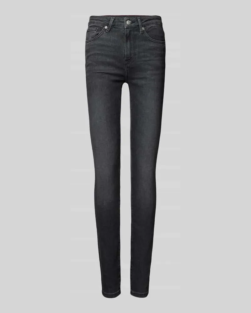 Tommy Hilfiger Skinny Fit Jeans mit 5-Pocket-Design Mittelgrau