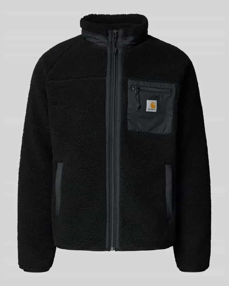 Carhartt WIP Fleecejacke mit Brusttasche Modell 'PRENTIS LINER Black