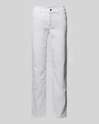 Cambio Regular Fit Jeans mit verkürztem Schnitt Modell 'POSH Weiss