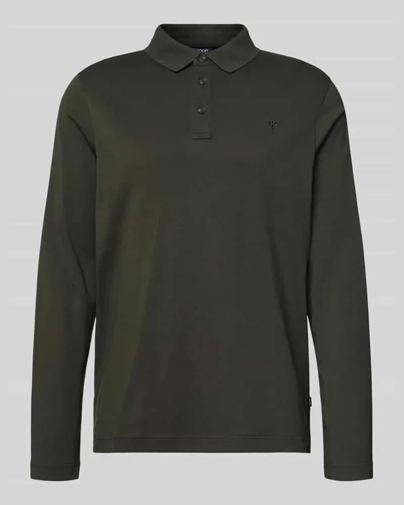 JOOP! Regular Fit Poloshirt im langärmeligen Design Modell 'Pero Dunkelgruen