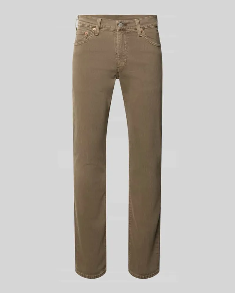 Levi's Slim Fit Jeans aus Baumwoll-Mix Modell '511® SLIM Beige