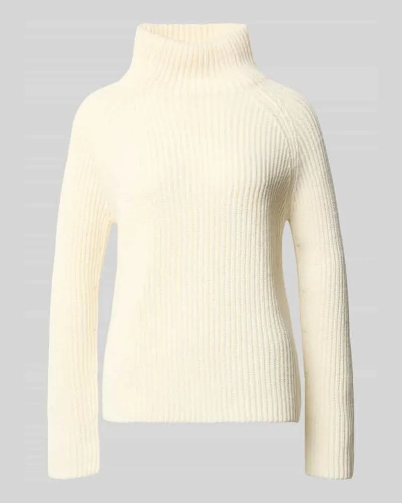 Drykorn Strickpullover mit Stehkragen Modell 'ARWEN Ecru