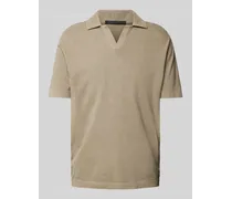 Poloshirt mit V-Ausschnitt Modell 'BENEDICKT