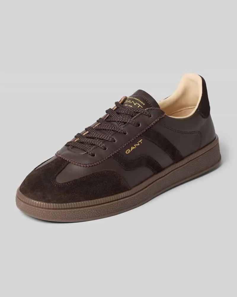 Gant Sneaker aus echtem Rindsleder Modell 'Cuzima Dunkelbraun