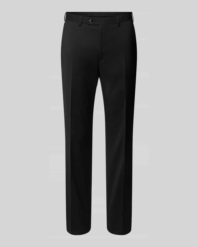 Digel Stoffhose mit französischen Eingrifftaschen Black