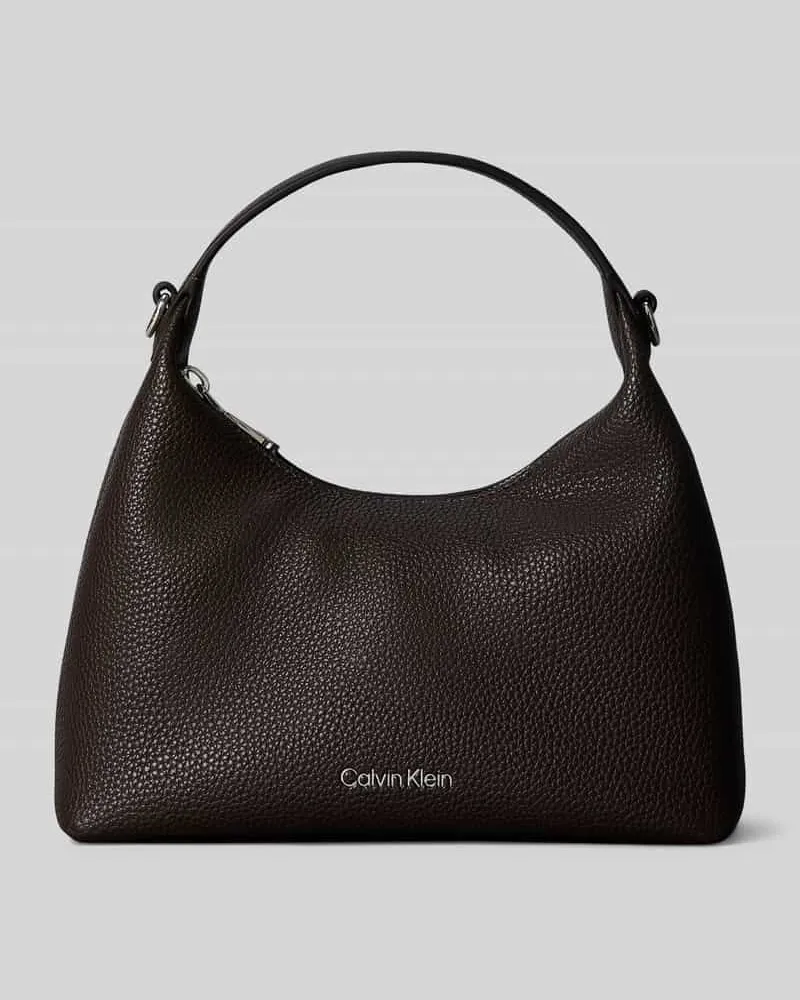 Calvin Klein Umhängetasche mit abnehmbaren Schulterriemen Dunkelbraun