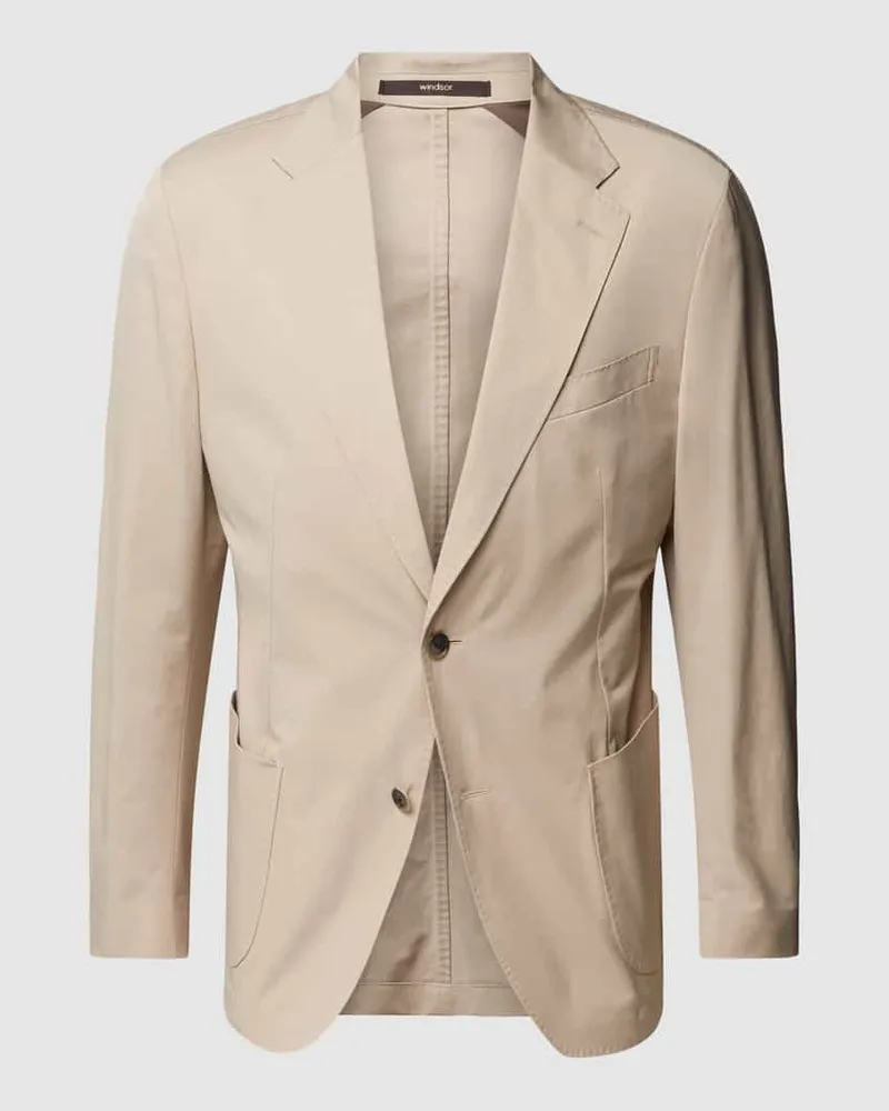 windsor. Regular Fit 2-Knopf-Sakko Modell 'Giro-N Beige