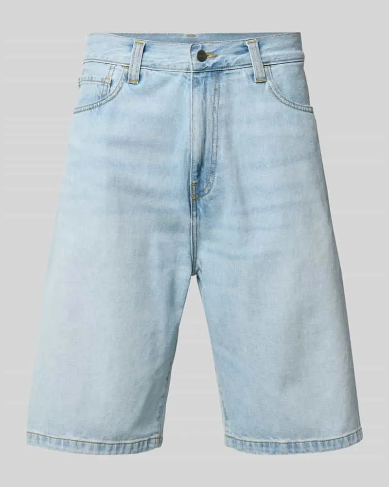 Carhartt WIP Jeansshorts mit Eingrifftaschen Modell 'Robertson Jeansblau