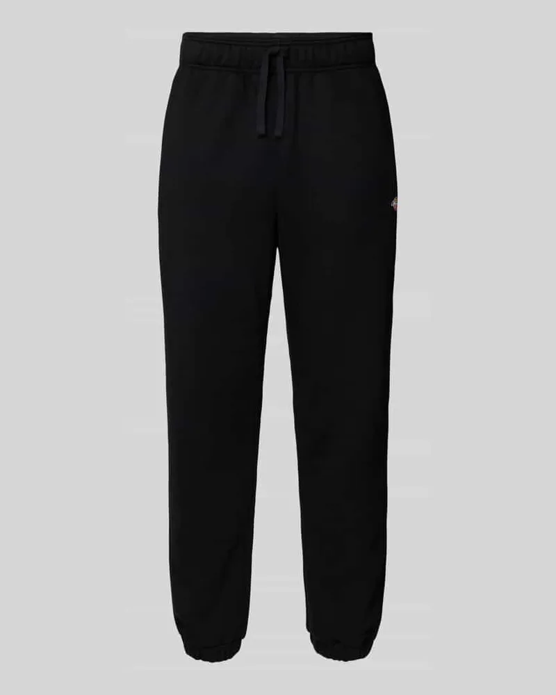 Dickies Sweatpants mit elastischem Bund Modell 'MAPLETON Black