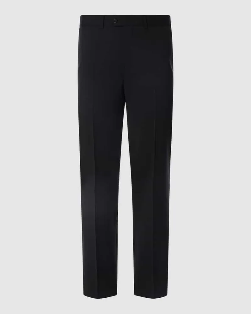 Dressler Shaped Fit Anzughose aus Schurwolle Modell 'Janis Black