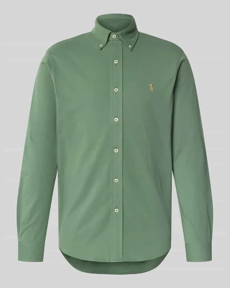 Ralph Lauren Regular Fit Freizeithemd mit Button-Down-Kragen Gruen