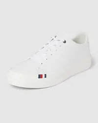 Tommy Hilfiger Sneaker mit Label-Detail Modell 'THICK VULC LOW PREMIUM Weiss