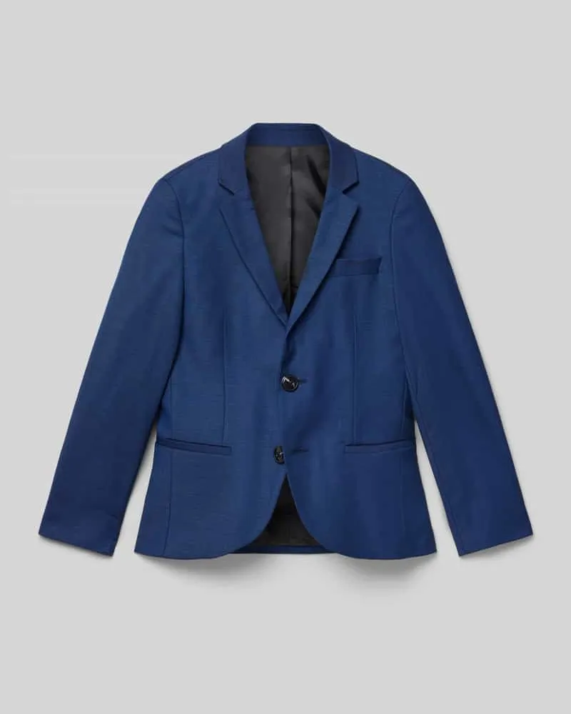 Jack & Jones Blazer mit Reverskragen Modell 'SOLARIS Blau