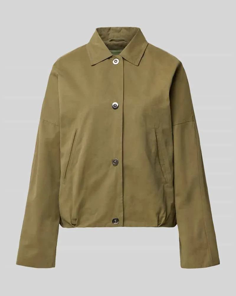 White Label Blouson aus reiner Baumwolle Oliv