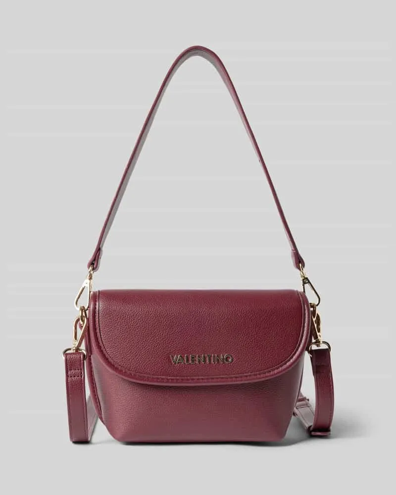 Valentino Bags Umhängetasche mit Label-Schriftzug Modell 'HAIL Bordeaux