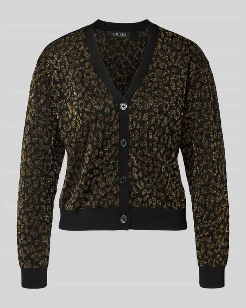 Ralph Lauren Cardigan aus Viskose-Mix Modell 'PARRIE Gold