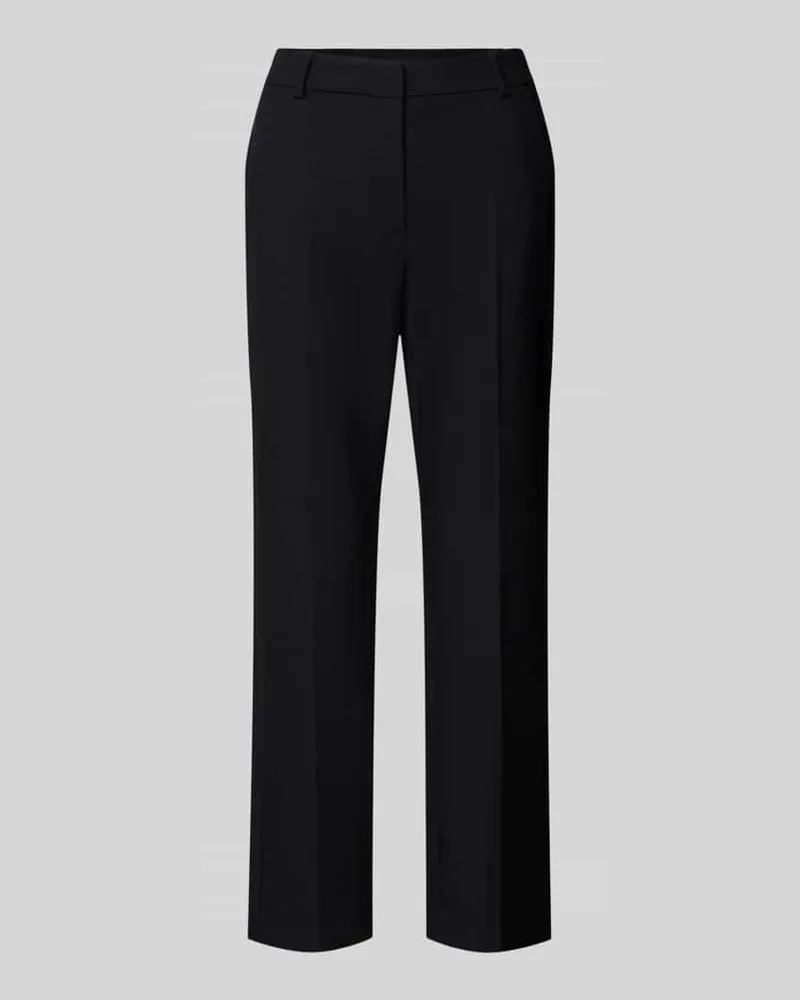 Max Mara Slim Fit Hose mit Viskose-Anteil Modell 'RANA Black