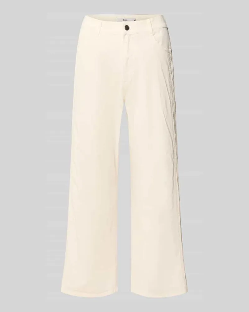 Brax Straight Leg Hose aus Baumwoll-Mix Modell 'MAINE S Weiss