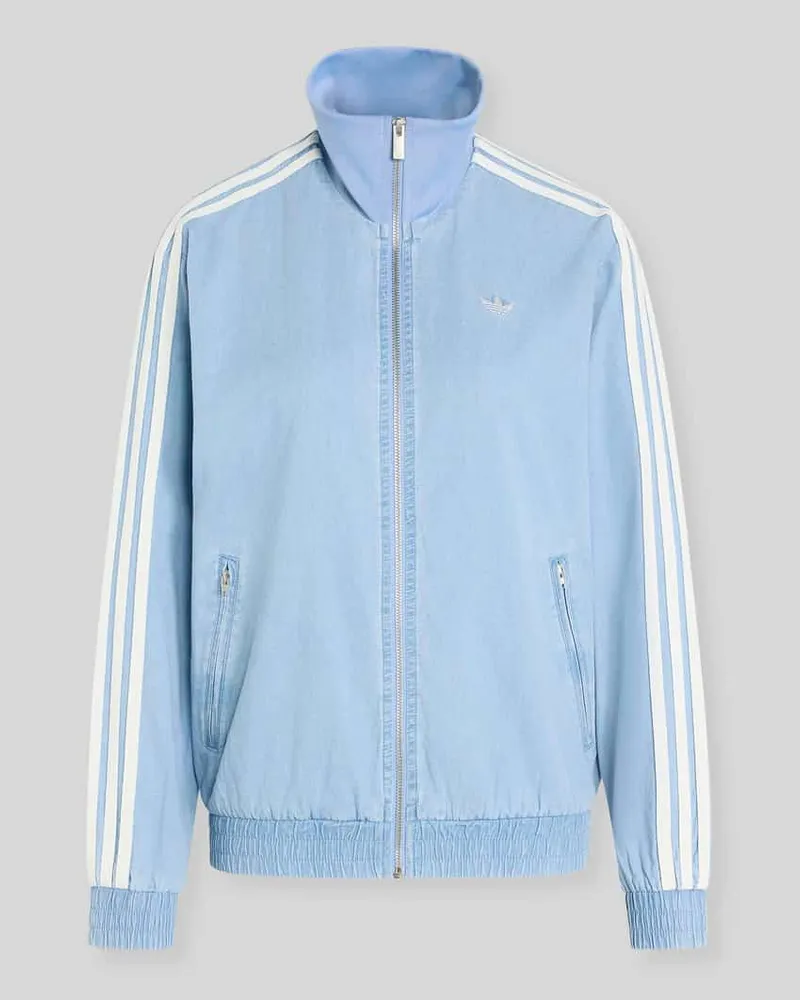 adidas Regular Fit Jeansjacke aus reiner Baumwolle Hellblau