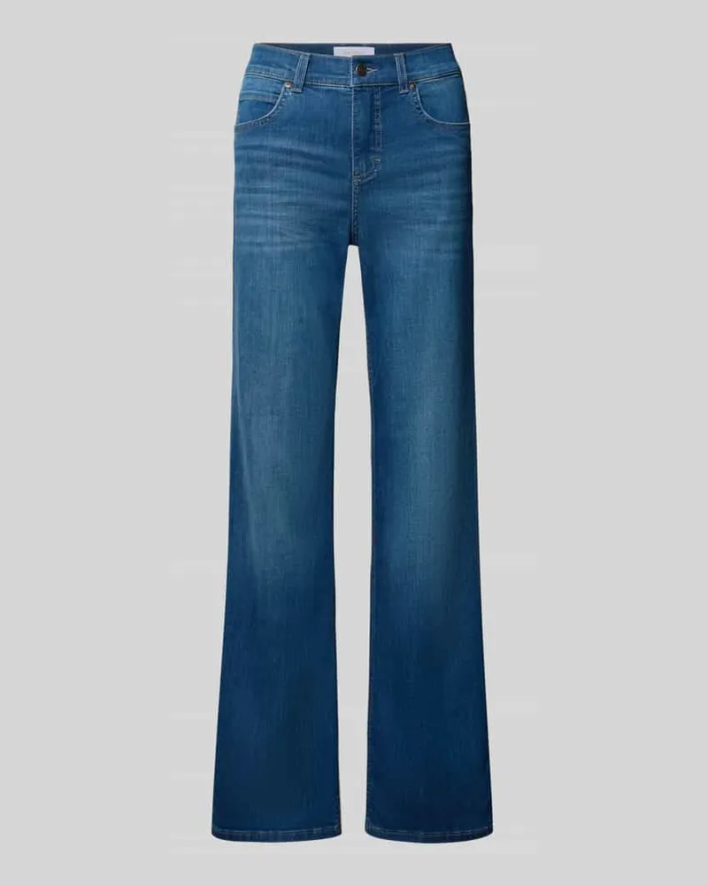 ANGELS  Regular Fit Jeans im 5-Pocket-Design Modell 'LARA Blau