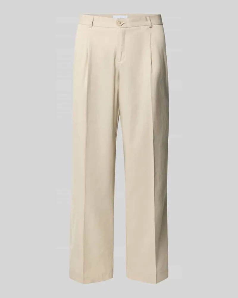 LES DEUX Stoffhose mit Bundfalten Modell 'Randall Sand
