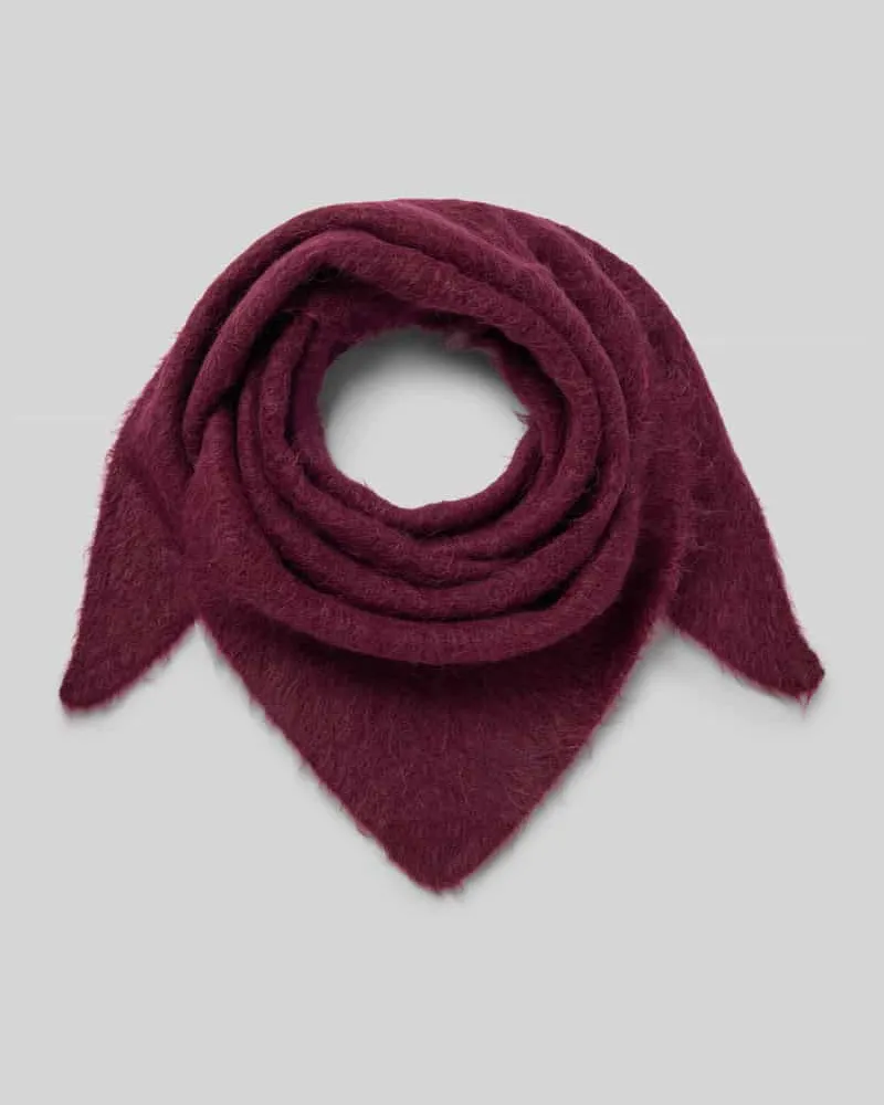 American Vintage Dreieckstuch aus Alpaka-Mix Modell 'NIBY Bordeaux