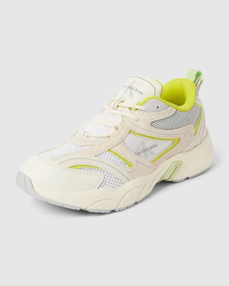Calvin Klein Chunky Sneaker mit Label-Details Modell 'RETRO TENNIS Gelb