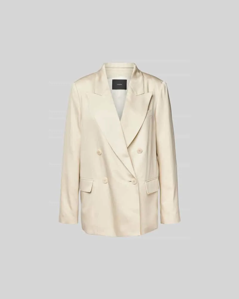 Joseph Relaxed Fit Blazer mit Woll-Anteil Ecru
