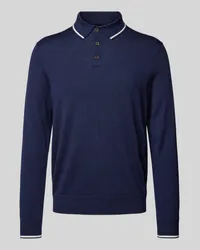 Ralph Lauren Strickpullover mit Polokragen Marine