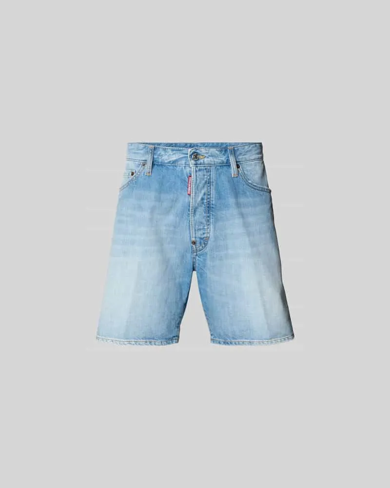 Dsquared2 Jeansshorts mit 5-Pocket-Design Hellblau