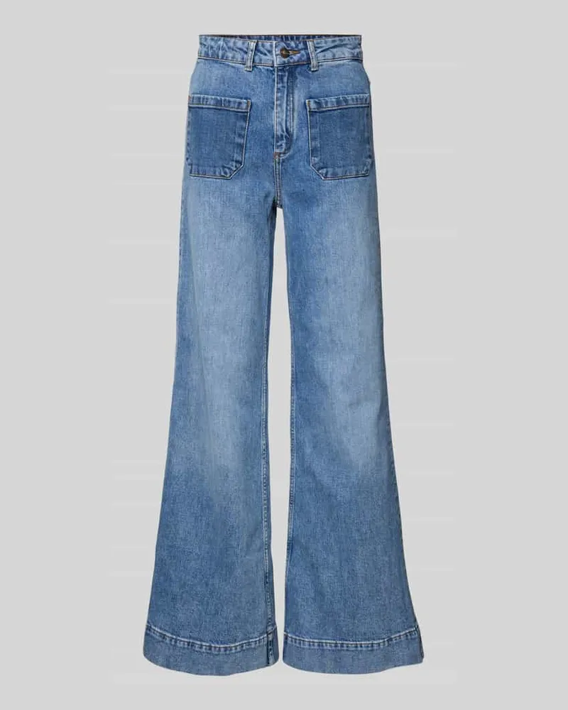 Rich&Royal Jeans mit Eingrifftaschen Hellblau