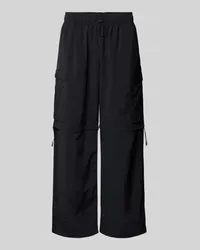 adidas Wide Leg Sweatpants mit Tunnelzug Black