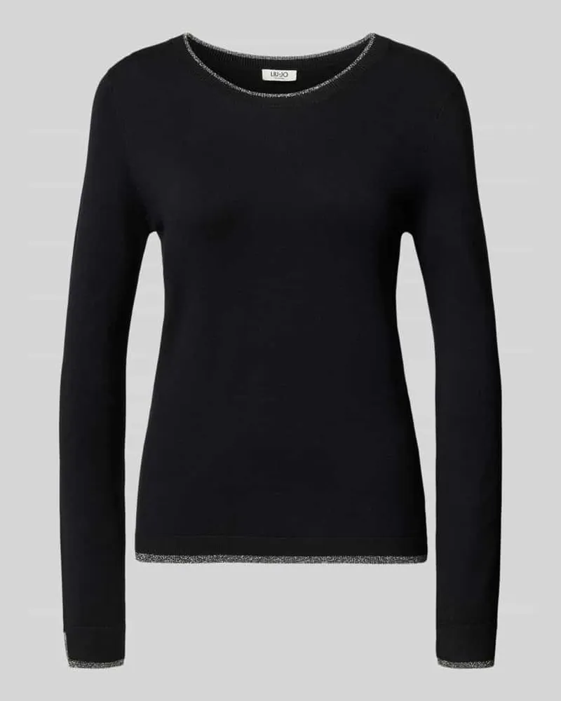 Liu Jo Pullover aus Viskose-Mix Modell 'Maglia Chiusa Black