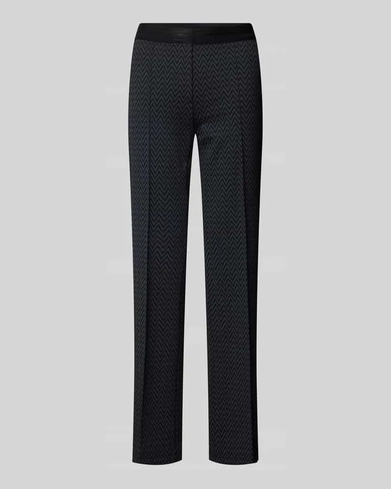 Atelier GARDEUR Hose mit elastischem Bund Modell 'Zaria Anthrazit