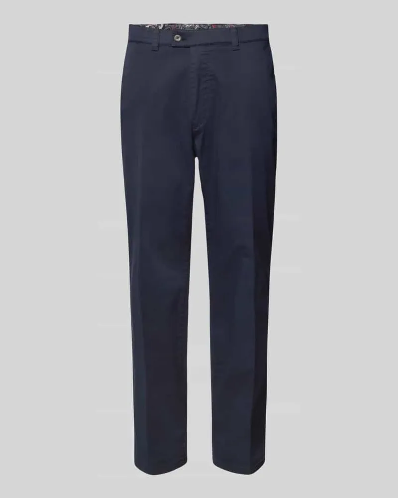 Brax Stoffhose mit französischen Eingrifftaschen Modell 'JIM Marine