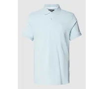 Slim Fit Poloshirt mit Label-Stitching