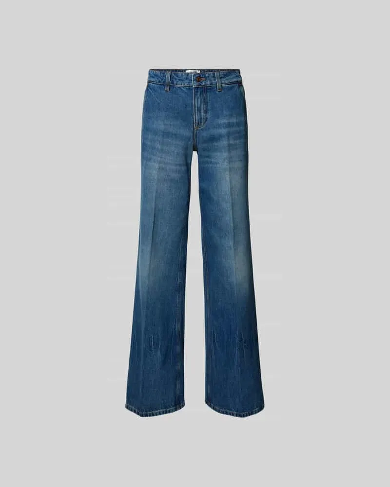 Victoria Beckham Jeans mit französischen Eingrifftaschen Jeansblau