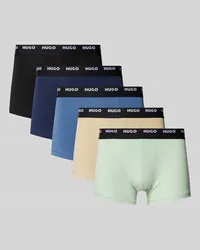 HUGO BOSS Trunks mit elastischem Logo-Bund im 3er-Pack Mint