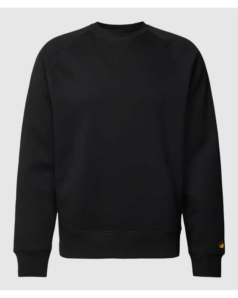 Carhartt WIP Sweatshirt mit gerippten Abschlüssen Black