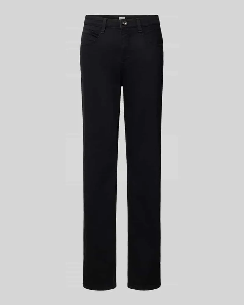 Brax Bootcut Jeans mit Dark Wash Modell 'CAROLA Black