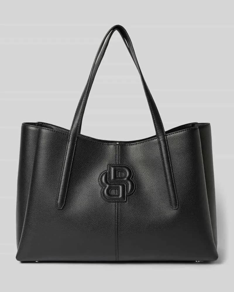 HUGO BOSS Shopper mit Label-Details Modell 'Anett Tote Black