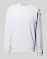 HUGO BOSS Sweatshirt mit Label-Schriftzug Modell 'Dapocrew Flieder